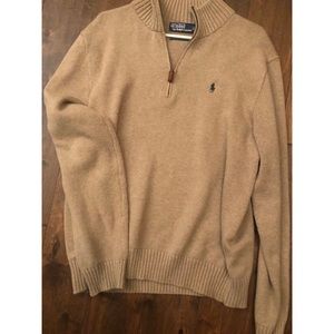 Polo half zip barely worn